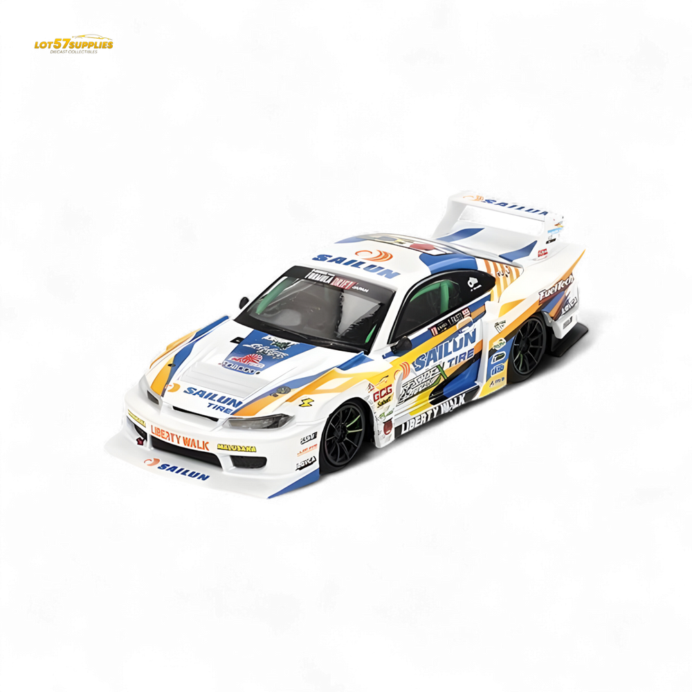Mini-GT Nissan LB-Super Silhouette S15 Silvia 2023 Formula Drift Japan #895 1:64 (ONLINE ORDER ONLY)