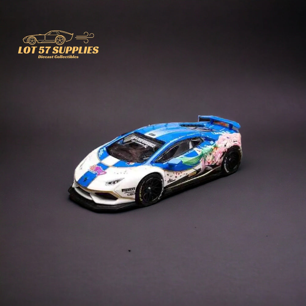 King Model Lamborghini Huracan LP610 LB 1.0 Hatsune Blue 1:64 (ONLINE ORDER ONLY)