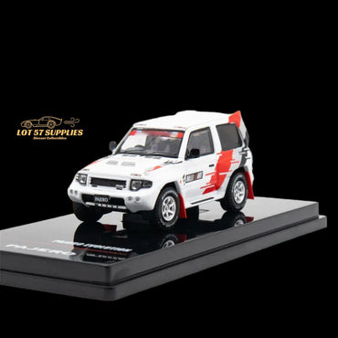 Inno64 Mitsubishi Pajero Evolution "RALLIART" in White 1:64 IN64-EVOP-RAWHI (ONLINE ORDER ONLY)
