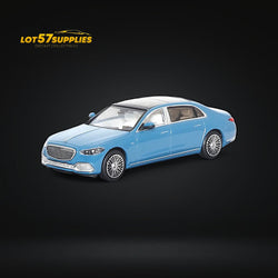 AR BOX 2021 Mercedes-Benz Maybach W223 Blue Licensed Product 1:64 (ONLINE ORDER ONLY)
