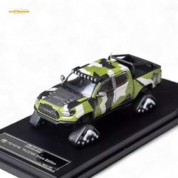 GCD Toyota Tacoma Snow Version Green Camo 1:64