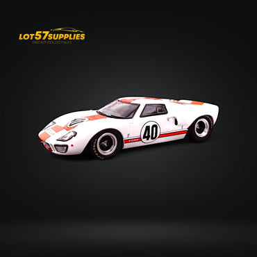 Zoom Ford GT40 MK1 White Gulf Livery #40 1:64 (ONLINE ORDER ONLY)