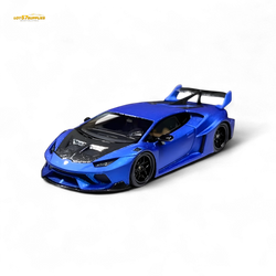 Flame Huracan LP610-4 LWBK WideBody Resin - MATTE BLUE LBWK 1:64 (ONLINE ORDER ONLY)
