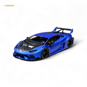 Flame Huracan LP610-4 LWBK WideBody Resin - MATTE BLUE LBWK 1:64 (ONLINE ORDER ONLY)