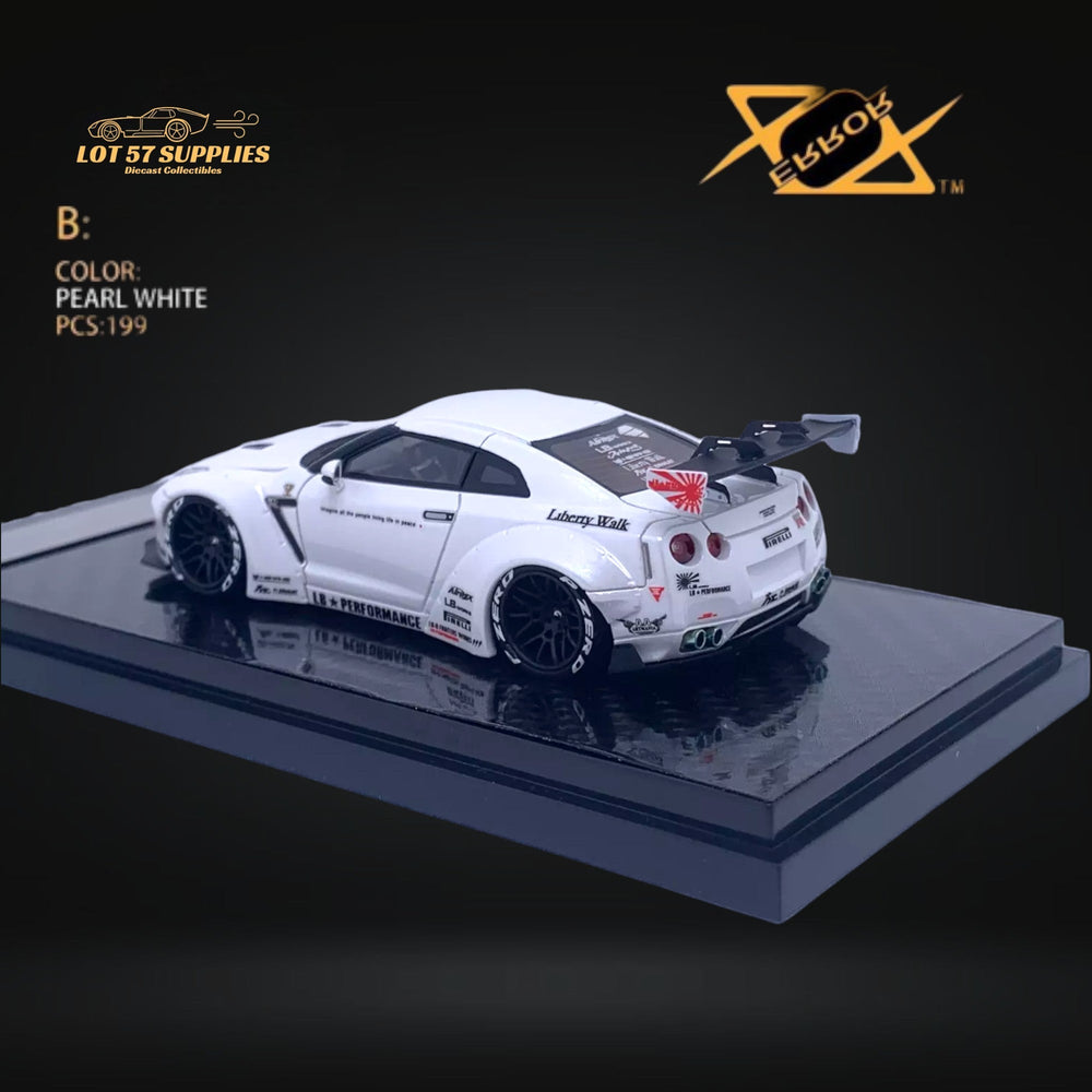 Error404 LB-Works Skyline GT-R R35 Pearl White 1:64 (ONLINE ORDER ONLY)