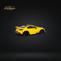 Fuji Toyota GR86 Pandem 2nd Gen in Yellow 1:64 (ONLINE ORDER ONLY)