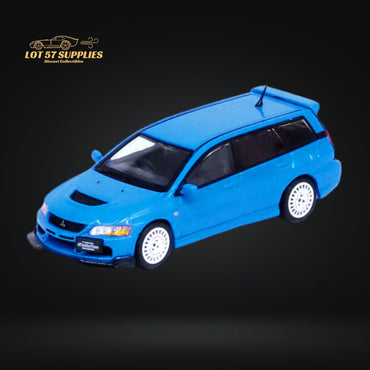 Inno64 Mitsubishi Lancer Evolution IX Wagon Blue 1:64 IN64-EVO9W-BLU (ONLINE ORDER ONLY)