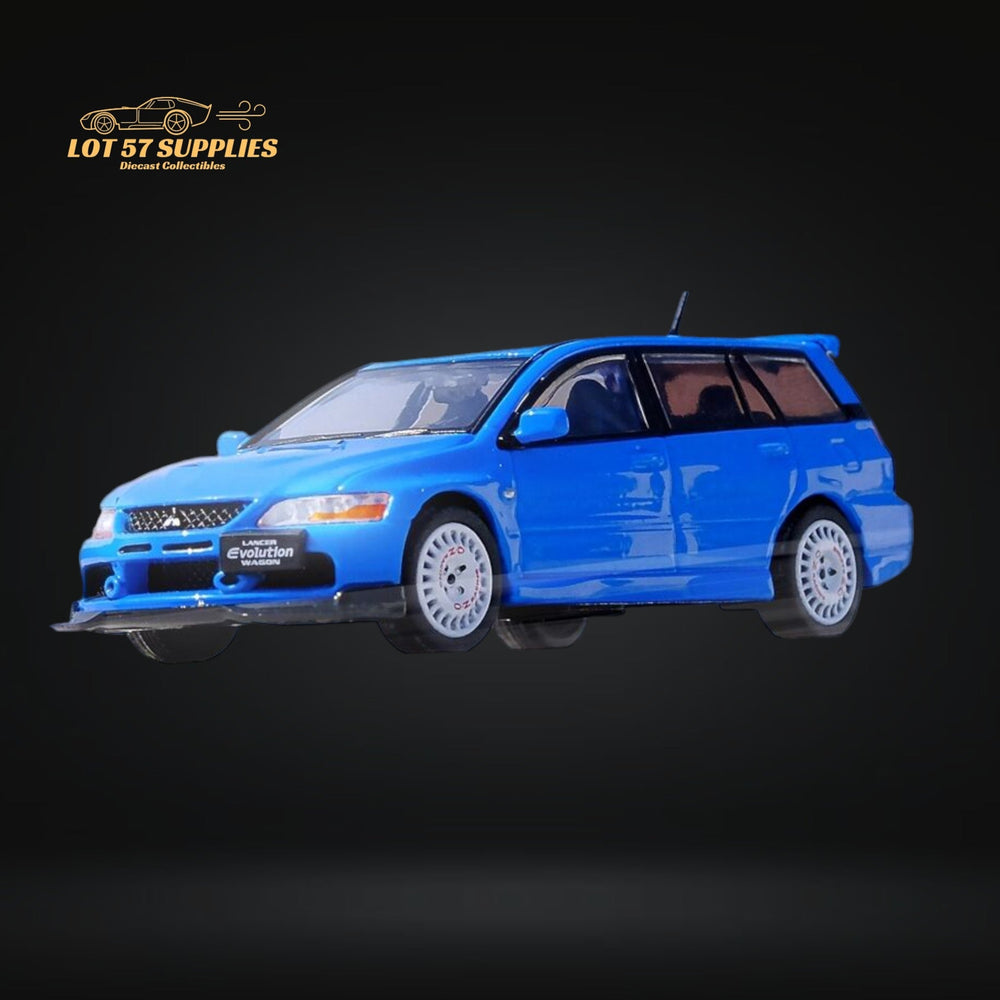 Inno64 Mitsubishi Lancer Evolution IX Wagon Blue 1:64 IN64-EVO9W-BLU (ONLINE ORDER ONLY)