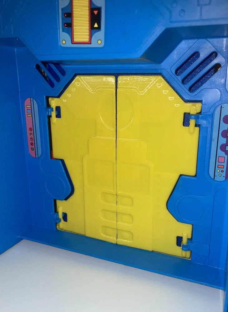 Kenner Super Powers Hall of Justice Playset Security Doors Set Repro Part 1984 (ONLINE ORDER ONLY)