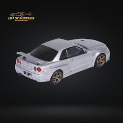 Inno64 NISSAN SKYLINE GT-R (R34) V-SPEC II SILVER 1:64 IN64-R34VS-SIL (ONLINE ORDER ONLY)