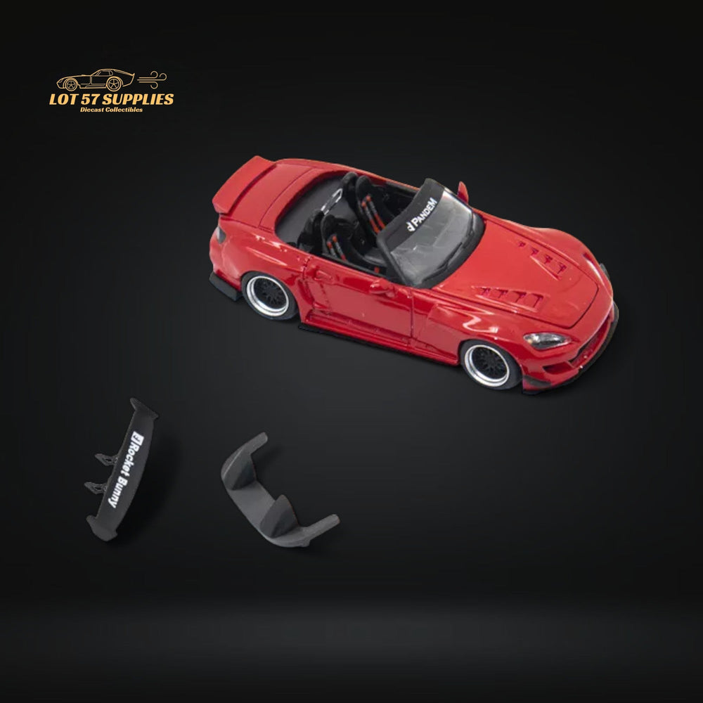 Microturbo Honda S2000 Roadster Pandem Rocket Bunny Aero Kit in Red 1:64 (ONLINE ORDER ONLY)
