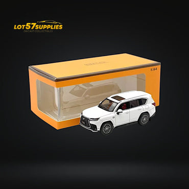GCD Lexus LX600 Sport White w/ Active Suspension 1:64 (ONLINE ORDER ONLY)