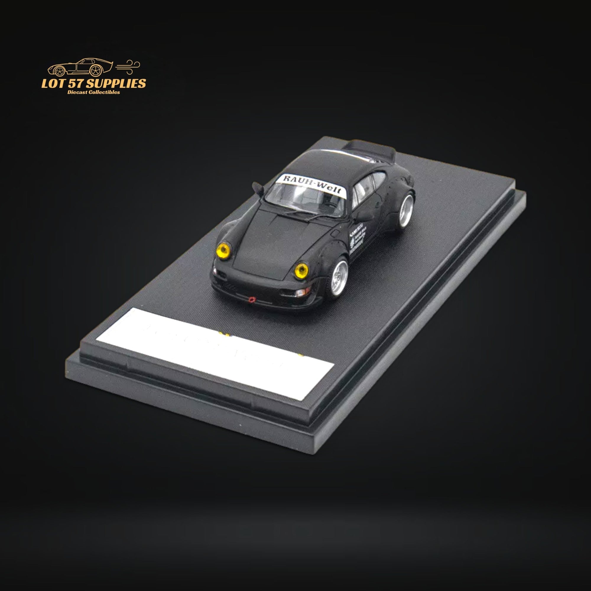 Mini Station Porsche RWB 964 Samurai Black Ordinary 1:64 (ONLINE ORDER ONLY)