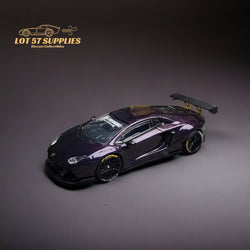 King Model Lamborghini Aventador LP700-4 LB 1.0 Purple Carbon Fiber 1:64 (ONLINE ORDER ONLY)