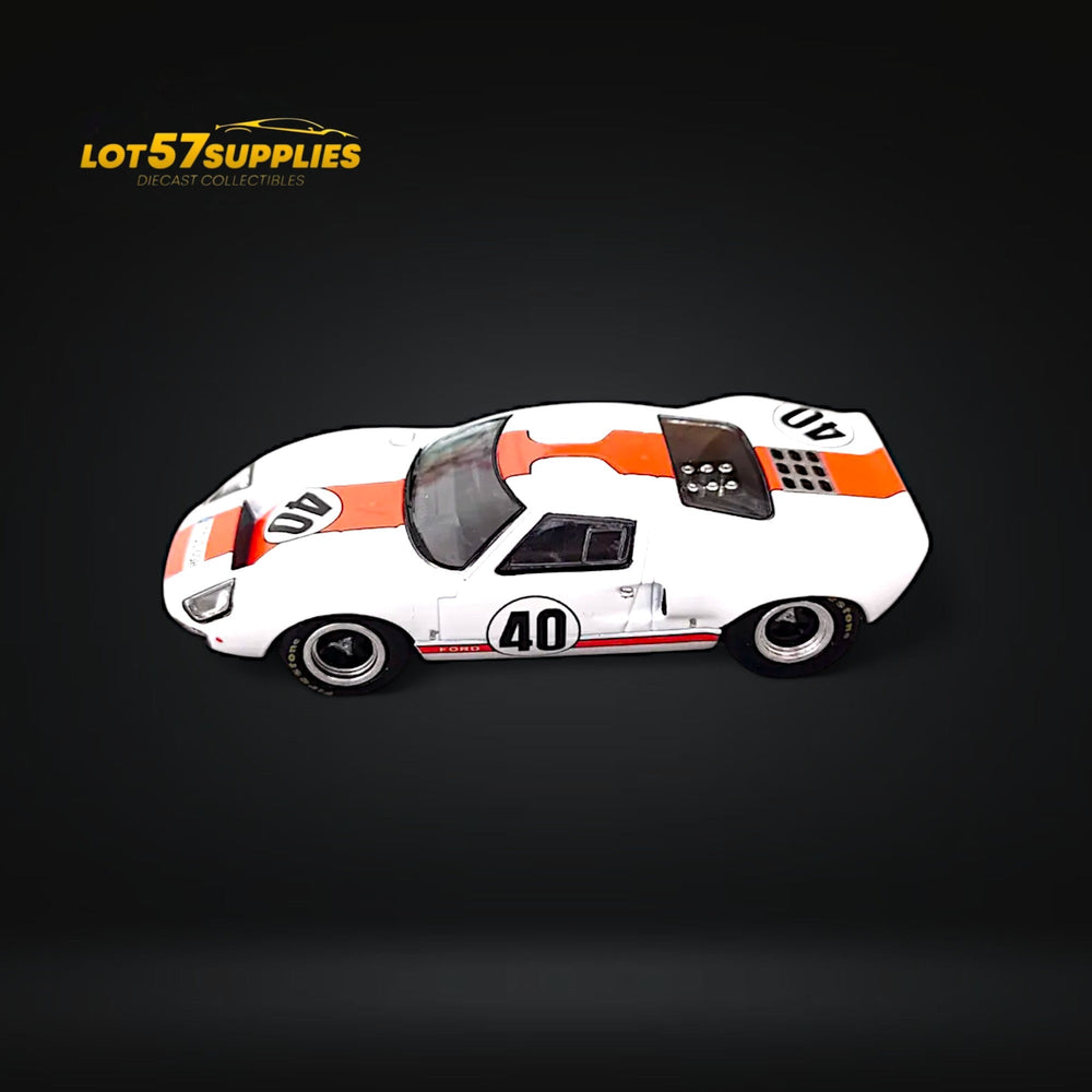Zoom Ford GT40 MK1 White Gulf Livery #40 1:64 (ONLINE ORDER ONLY)