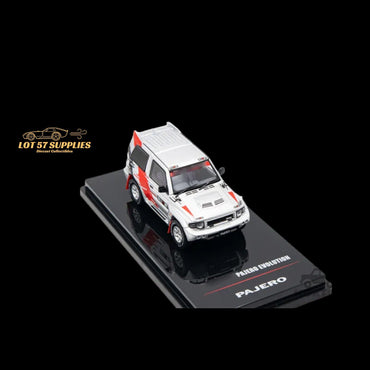 Inno64 Mitsubishi Pajero Evolution "RALLIART" in Silver 1:64 IN64-EVOP-RAWSIL (ONLINE ORDER ONLY)