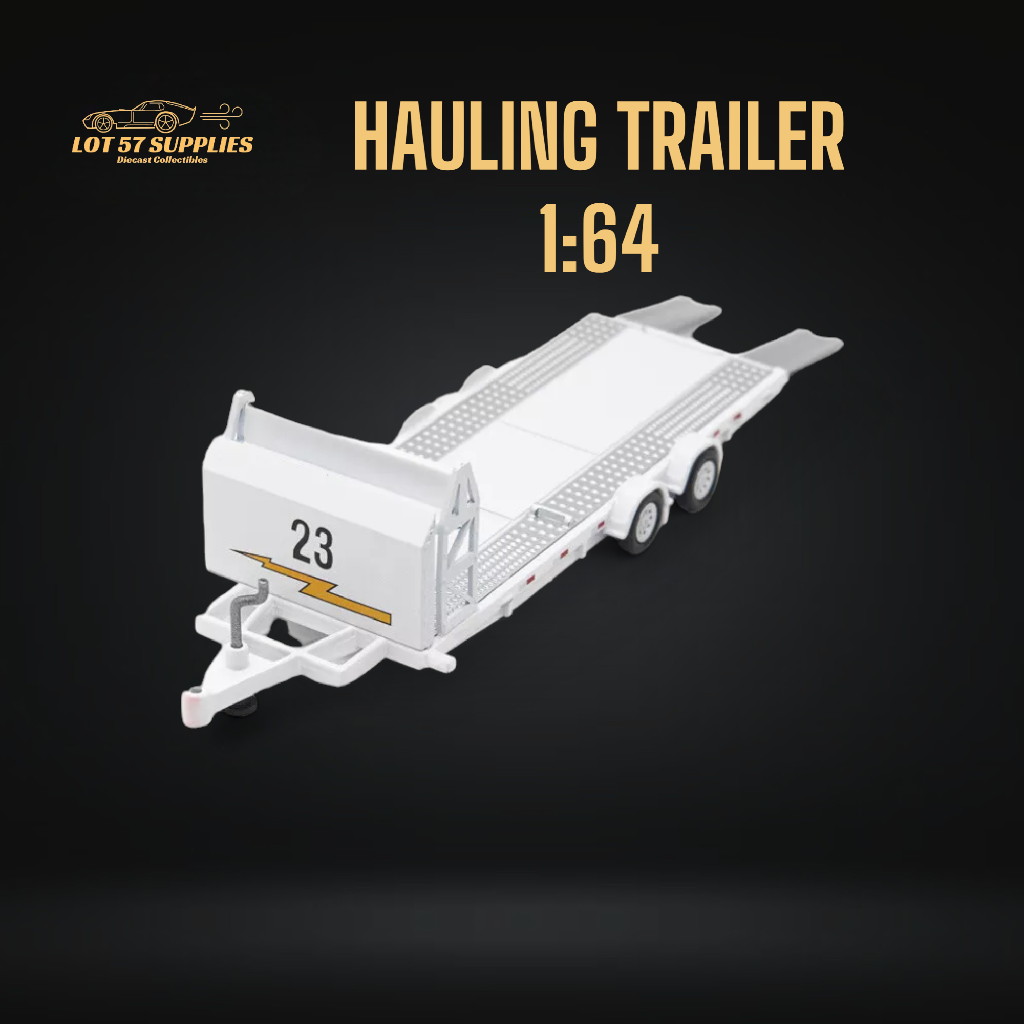 Aurora Model Car Towing Trailer Lighting #23 Livery 1:64 (ONLINE ORDER ONLY)