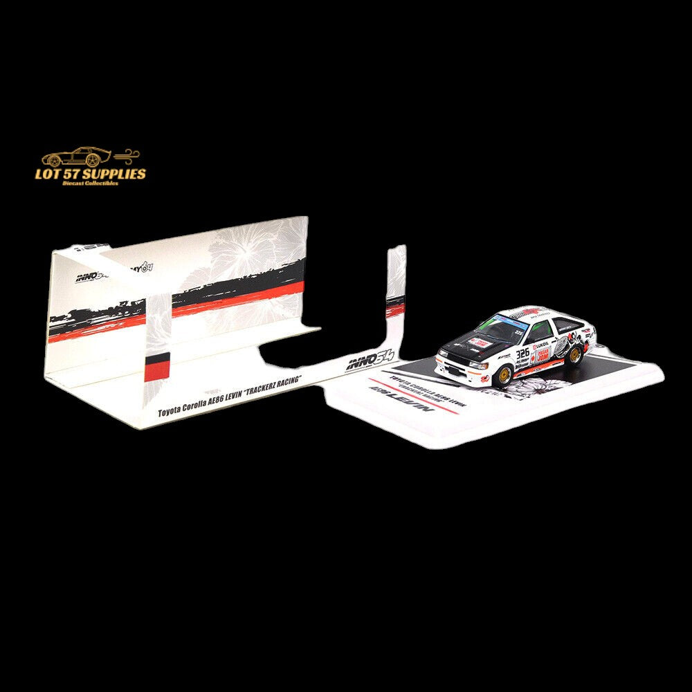 Inno64 Mitsubishi Lancer Evo III & Toyota AE86 "Trackerz Racing" Malaysia Exclusive 1:64 IN64-TRACKERZ-BOXSET (ONLINE ORDER ONLY)