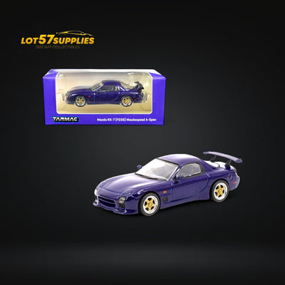 Tarmac Works Global64 Mazda RX-7 (FD3S) Innocent Blue Mica 1:64 (ONLINE ORDER ONLY)