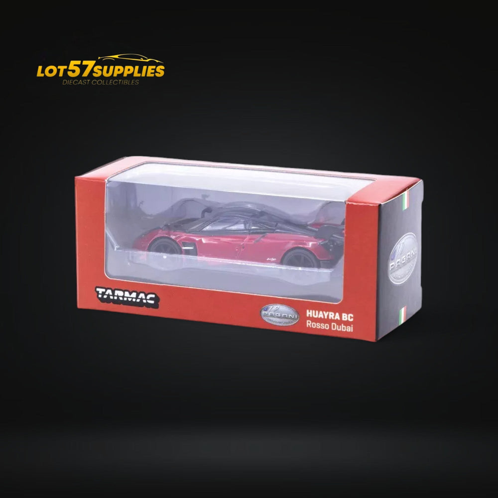 Tarmac Works Global64 Pagani Huayra BC Rosso Dubai 1:64 (ONLINE ORDER ONLY)
