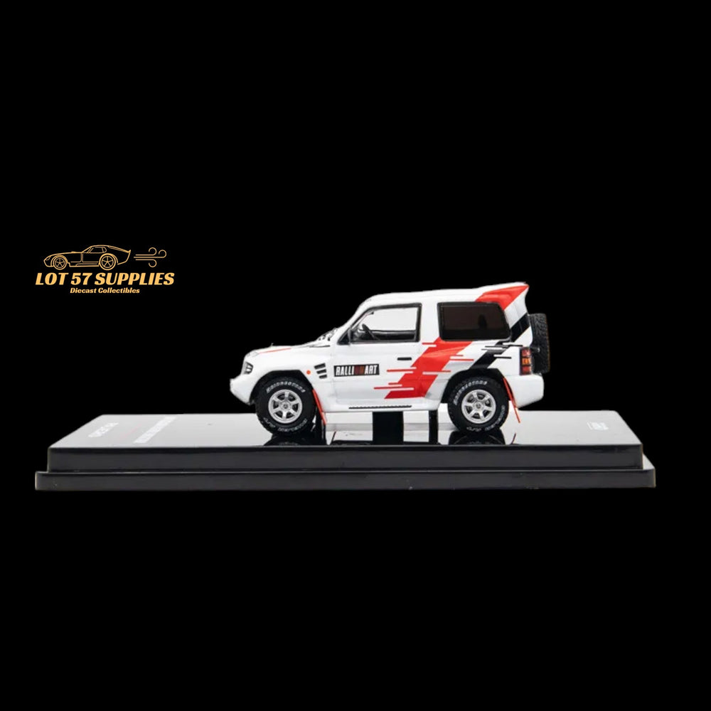 Inno64 Mitsubishi Pajero Evolution "RALLIART" in White 1:64 IN64-EVOP-RAWHI (ONLINE ORDER ONLY)