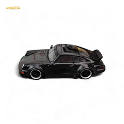Flame Porsche 964 RWB Ducktail in Gloss Black 1:64 (ONLINE ORDER ONLY)