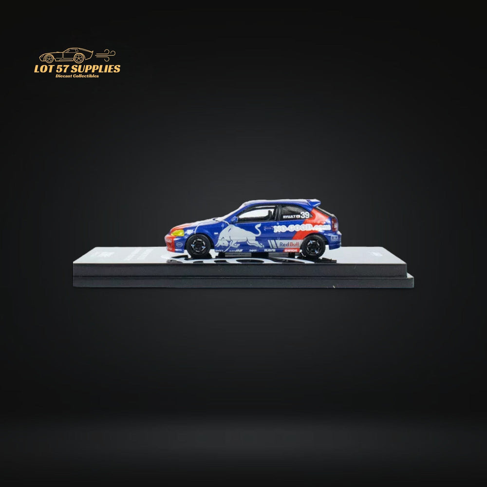 Inno64 Honda Civic Type-R EK9 #39 NO GOOD RACING Red Bull Livery 1:64 IN64-EK9-JDM16 (ONLINE ORDER ONLY)