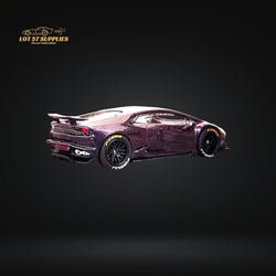King Model Lamborghini Huracan LP610 LB 1.0 Purple Carbon Fiber 1:64 (ONLINE ORDER ONLY)