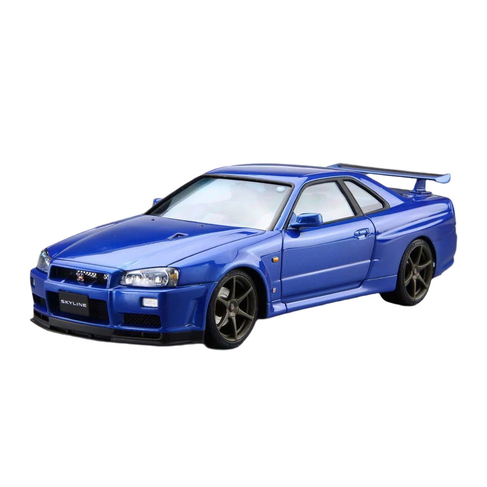 Aoshima: 1/24 NISSAN BNR34 SKYLINE GT-R V-spec? '02 Scale Model Kit #08 (ONLINE ORDER ONLY)
