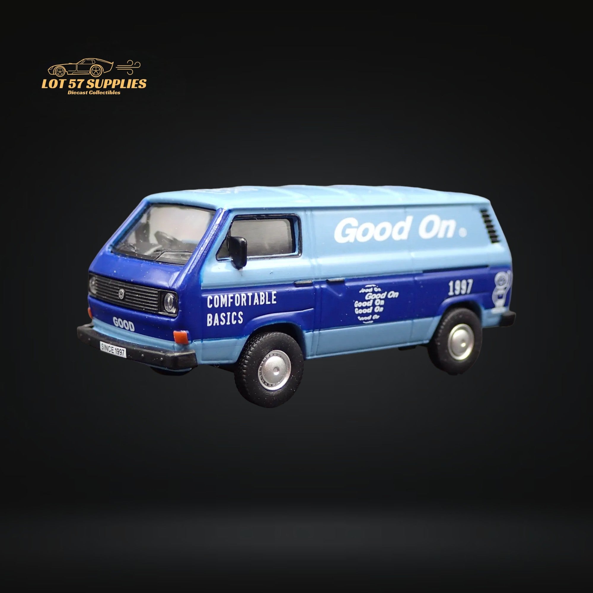 Tarmac Works X Schuco Collab64 Volkswagen T3 Panel Van GOOD ON 1:64 T64S-001-GO (ONLINE ORDER ONLY)