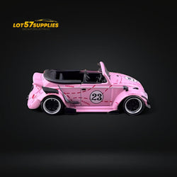 HKM Model VW Beetle Convertible Cabriolet Pink Pig Livery 1:64 Limited to 599 Pcs (ONLINE ORDER ONLY)