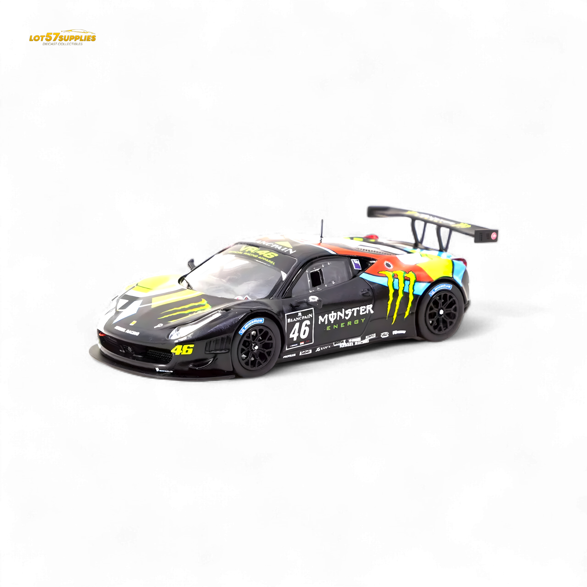 Tarmac Works Hobby64 Ferrari 458 Italia GT3 Blancpain Endurance 2012 V. Rossi 1:64 T64-073-12BGT46M (ONLINE ORDER ONLY)