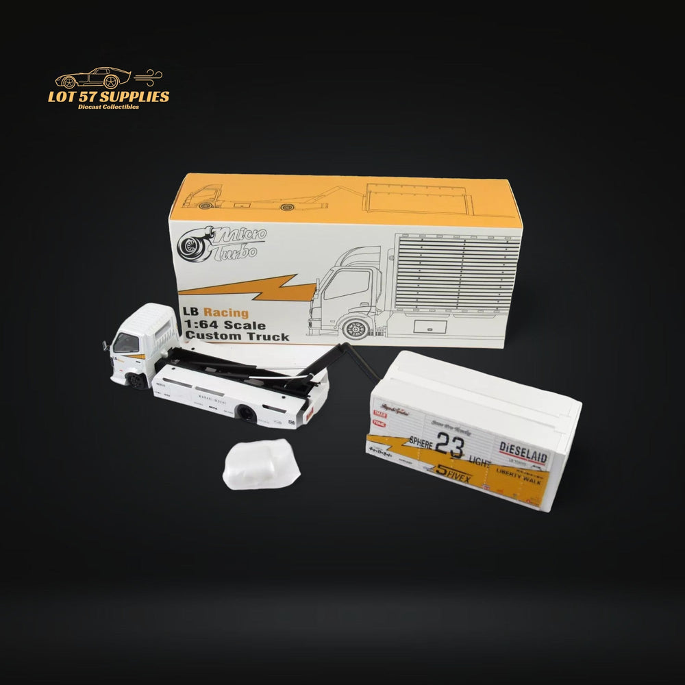 MicroTurbo HINO 300 Custom Truck LBWK Silhouette Lighting #23 1:64 (ONLINE ORDER ONLY)