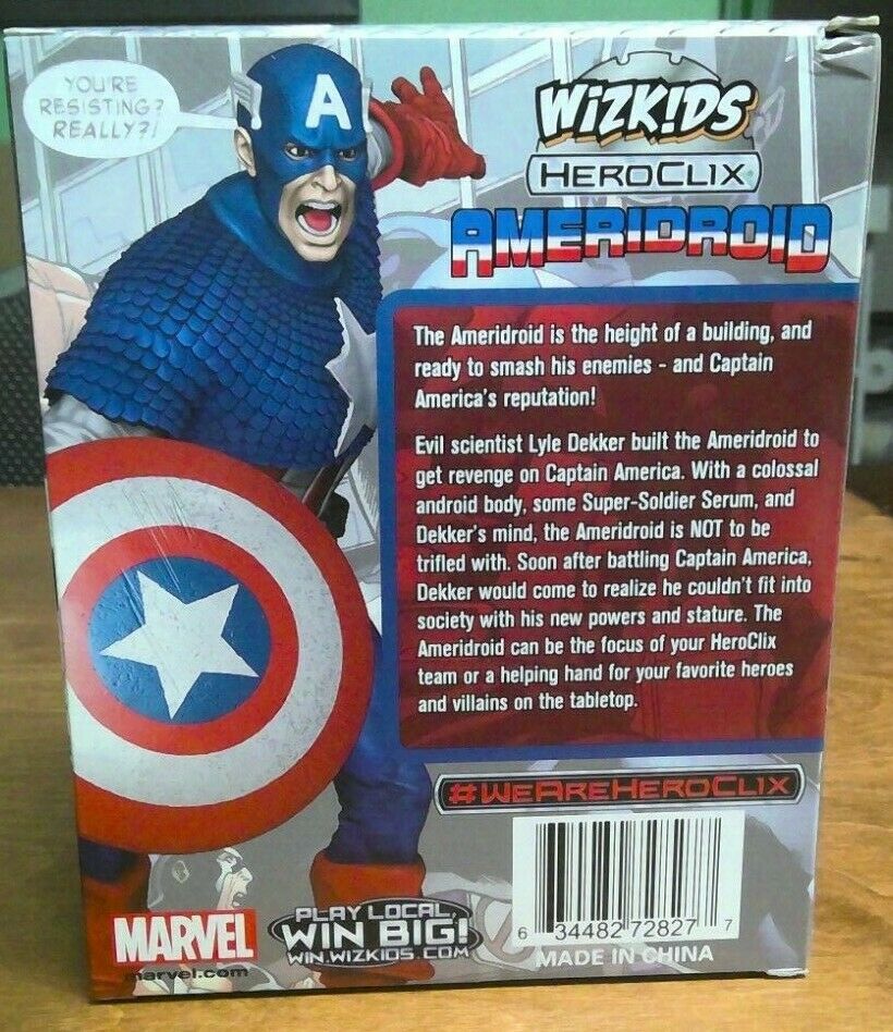 HeroClix: Marvel 15th Anniversary Captain America Ameridroid Colossal Figure (ONLINE ORDER ONLY)
