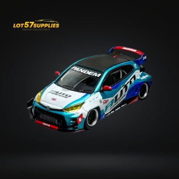 Fuji Toyota Yaris GR Auto Finesse Blue #99 1:64 (ONLINE ORDER ONLY)