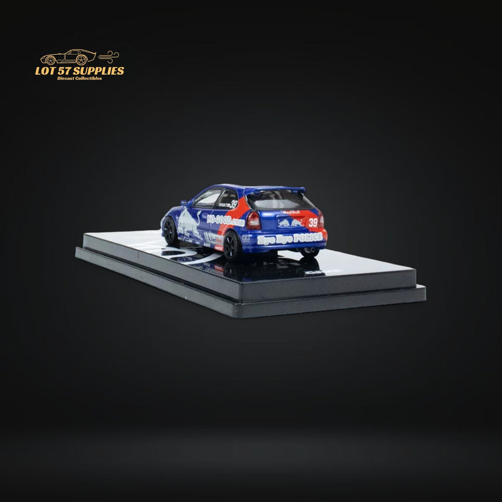 Inno64 Honda Civic Type-R EK9 #39 NO GOOD RACING Red Bull Livery 1:64 IN64-EK9-JDM16 (ONLINE ORDER ONLY)