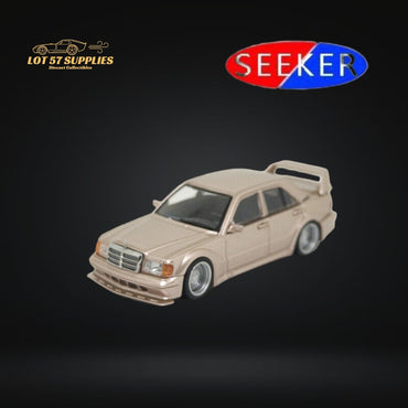 Seeker Mercedes-Benz 190E 2.5-16 Evolution Champagne Gold 1:64 (ONLINE ORDER ONLY)