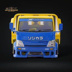 MicroTurbo HINO 300 Custom Flatbed Tow Truck Spoon Livery 1:64 (ONLINE ORDER ONLY)