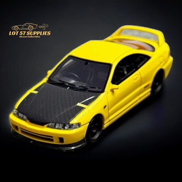 Nice Auto Honda Integra DC2 YELLOW 1:64 Resin Limited to 399 Pcs (ONLINE ORDER ONLY)