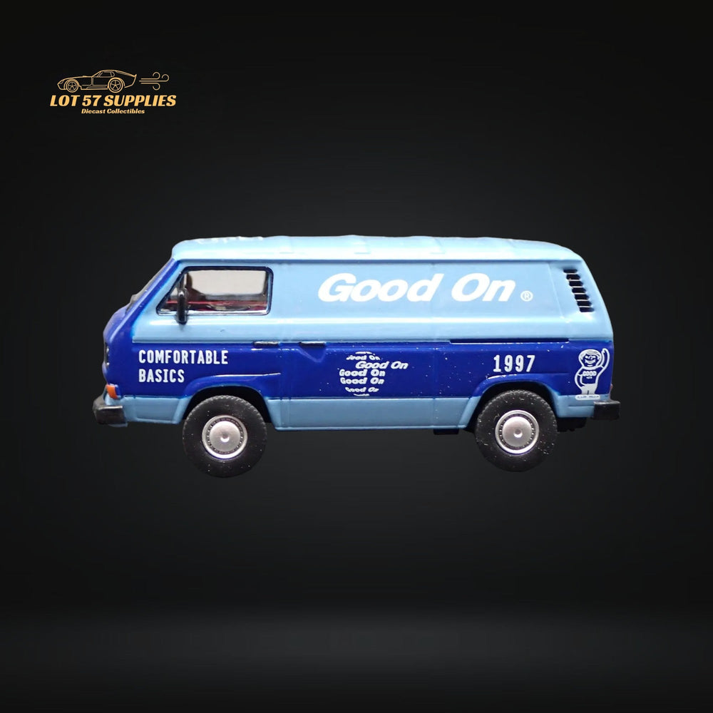 Tarmac Works X Schuco Collab64 Volkswagen T3 Panel Van GOOD ON 1:64 T64S-001-GO (ONLINE ORDER ONLY)