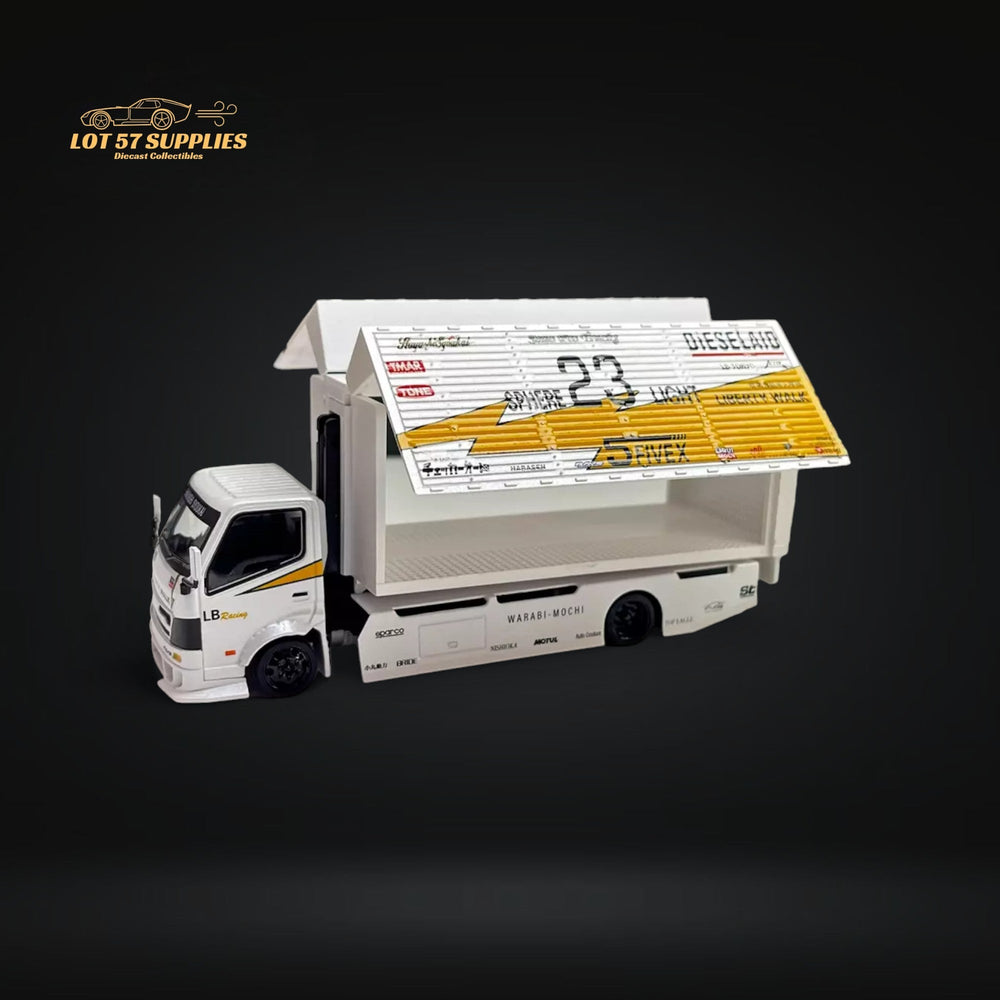 MicroTurbo HINO 300 Custom Truck LBWK Silhouette Lighting #23 1:64 (ONLINE ORDER ONLY)