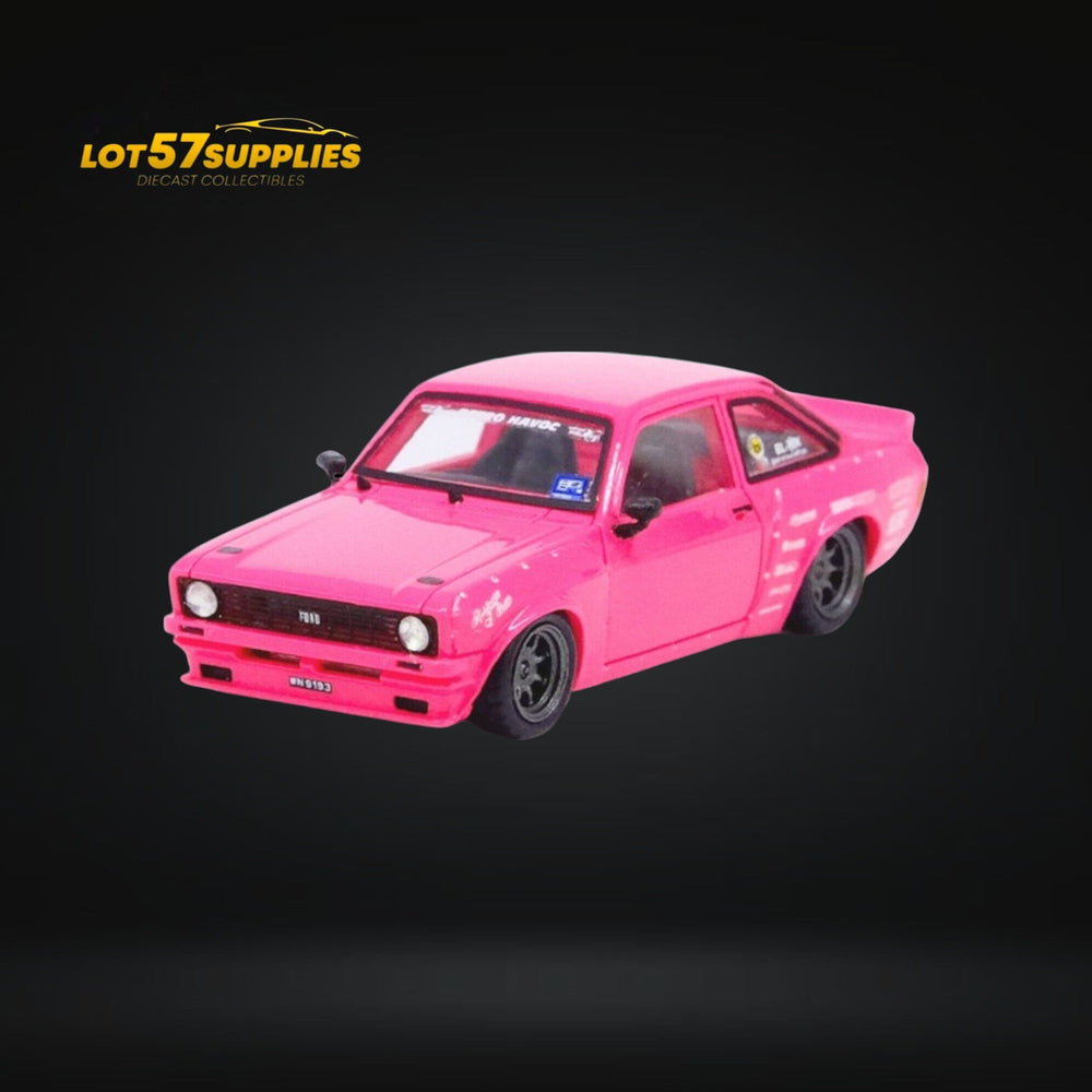 Inno64 Ford Escort MK2 Pandem "Emotion" Retro Havoc Pink 1:64 IN64R-MK2P-ERH (ONLINE ORDER ONLY)