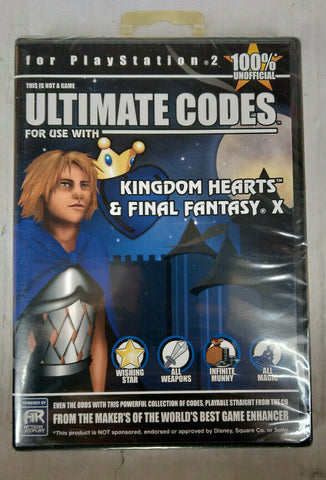 Action Replay Ultimate Codes: Kingdom Hearts & Final Fantasy X (Playstation 2) (Online Only)