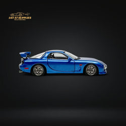 PGM Mazda RX-7 FD3S Metallic Blue Fully Openeable Luxury Base 1:64 (ONLINE ORDER ONLY)