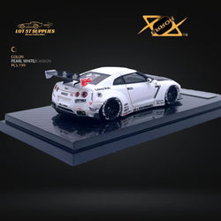 Error404 LB-Works Skyline GT-R R35 Pearl White Carbon Hood 1:64 (ONLINE ORDER ONLY)