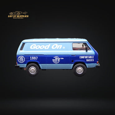 Tarmac Works X Schuco Collab64 Volkswagen T3 Panel Van GOOD ON 1:64 T64S-001-GO (ONLINE ORDER ONLY)
