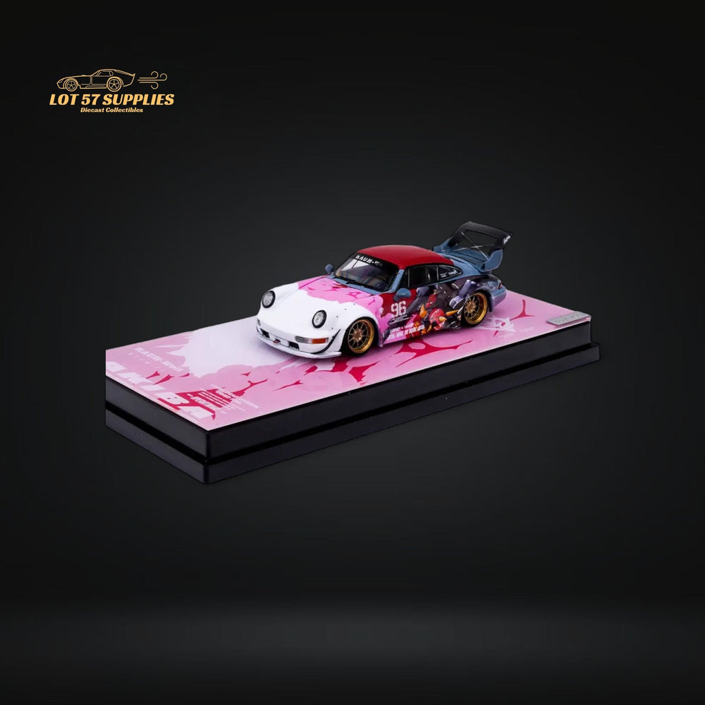 King Model Porsche RWB964 Akiba Mecha livery #96 Gold Rims 1:64 Limited to 499 Pcs (ONLINE ORDER ONLY)
