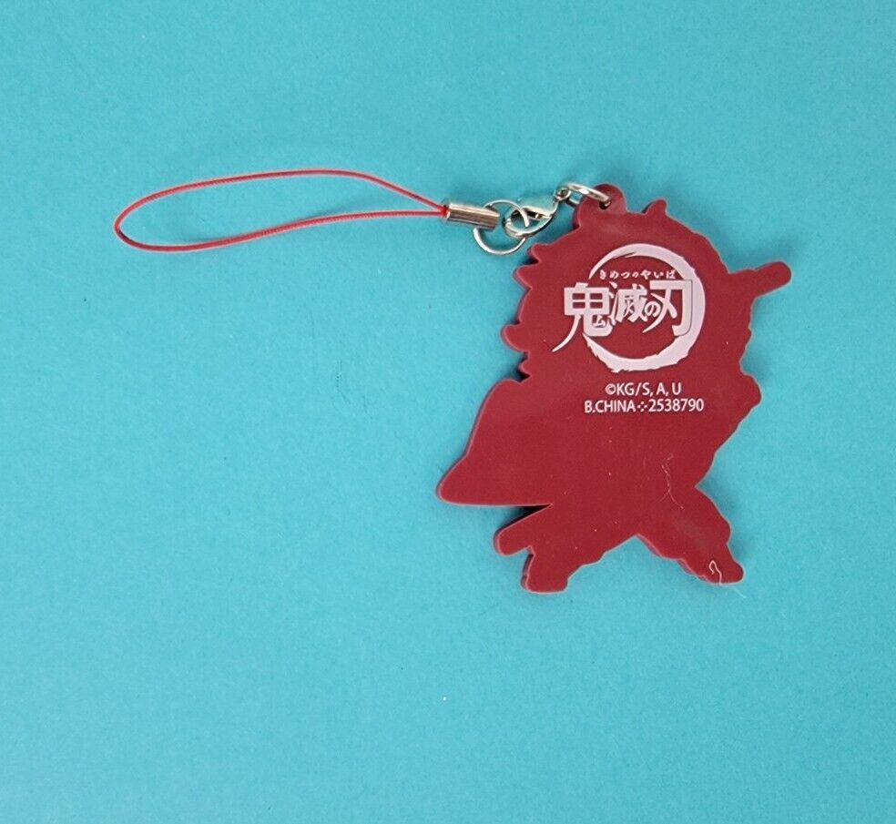 Demon Slayer Tanjiro Kamado Rubber Phone Strap Kimetsu No Yaiba Charm