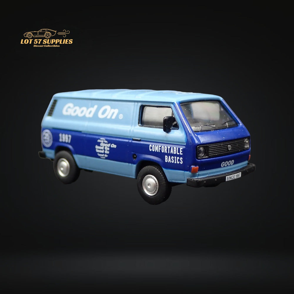Tarmac Works X Schuco Collab64 Volkswagen T3 Panel Van GOOD ON 1:64 T64S-001-GO (ONLINE ORDER ONLY)