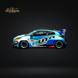 Fuji Toyota Yaris GR Auto Finesse Blue #99 1:64 (ONLINE ORDER ONLY)